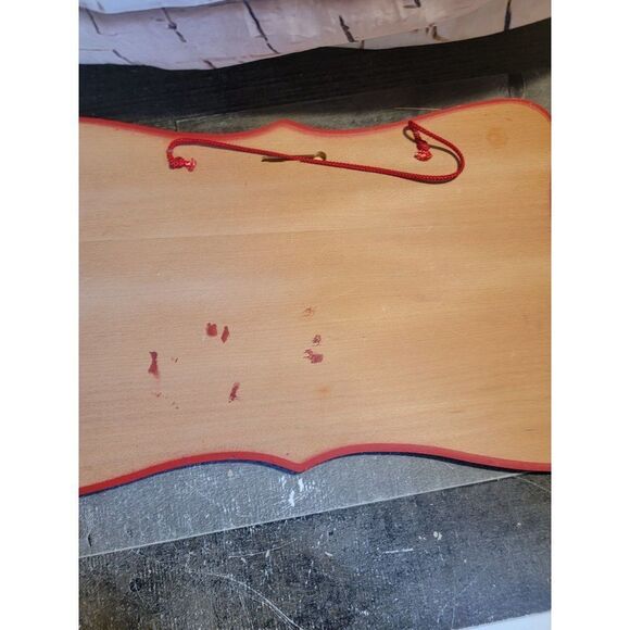 Wooden Merry Christmas goose duck mistletoe bow sign Decor Xmas figure - Picture 6 of 6